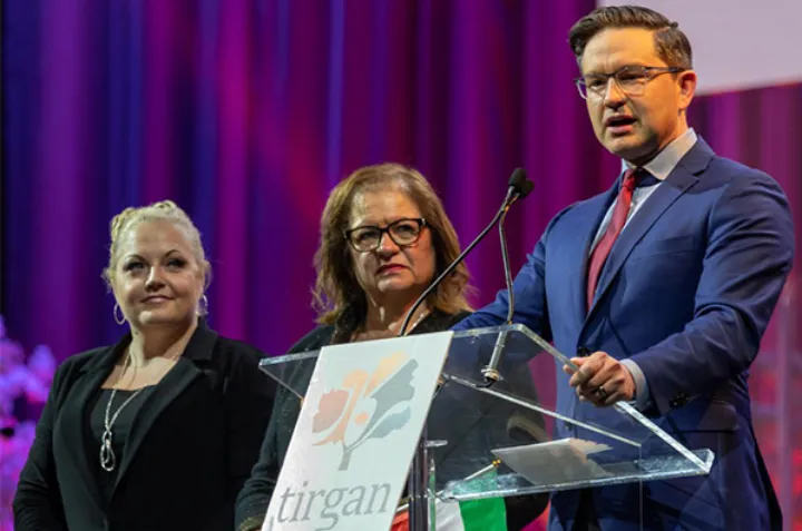 دلبری رهبر حزب محافظه‌کاران از ایرانیان کانادا در غیاب جاستین ترودو